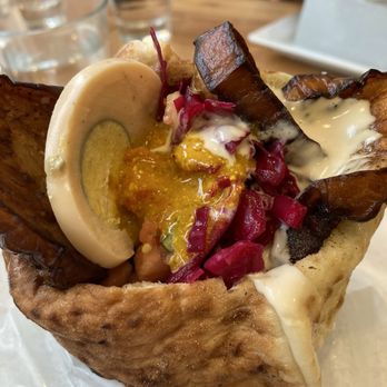 Aviv Hummus Bar - Delicious Sabich! - Falafel Near Me - Seattle, Washington