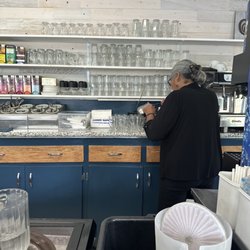How she makes cappuccino and mochas