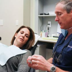Mark A. Kuhl, D.M.D - Dr. Kuhl with a patient