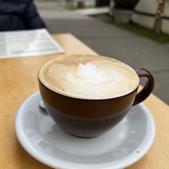 Magdalena's Creperie - a cappuccino on a saucer - Coffee & Tea Near Me - Bellingham, Washington Magdalena's Creperie - a cappuccino on a saucer - Coffee & Tea Near Me - Bellingham, Washington