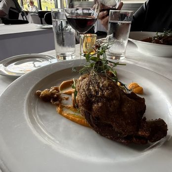 Django - Duck confit was crispy on the outside and moist on the inside; rendered perfectly. - French Near Me - Des Moines, Iowa