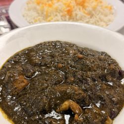 Persian Kabab & Grill - Ghormeh sabzi , fresh herbs and lamb!