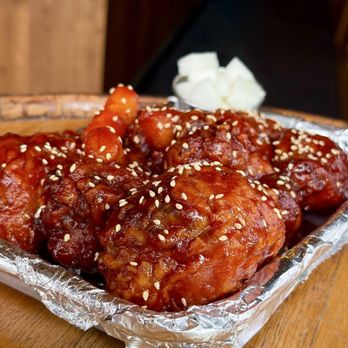 K Chicken - Gochujang seasoned chicken - Korean Near Me - Annandale, Virginia