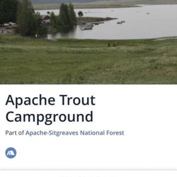 Apache Trout Campground - Website to reserve sites