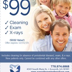 Acworth Premier Dental Care - New Patient $99 Special: includes cleaning, exam, and X-rays.