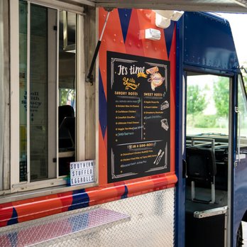 Saucy Nosh - a food truck with a menu on the side - Food Trucks Near Me - Houston, Texas Saucy Nosh - a food truck with a menu on the side - Food Trucks Near Me - Houston, Texas