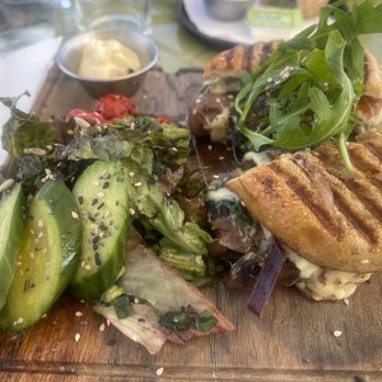 Inside Cafe - Vegetarian grilled cheese sandwich - Coffee & Tea Near Me - San Miguel de Allende, GUA Inside Cafe - Vegetarian grilled cheese sandwich - Coffee & Tea Near Me - San Miguel de Allende, GUA