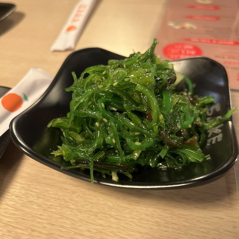 Sake - Seaweed salad - Japanese Near Me - Chico, California