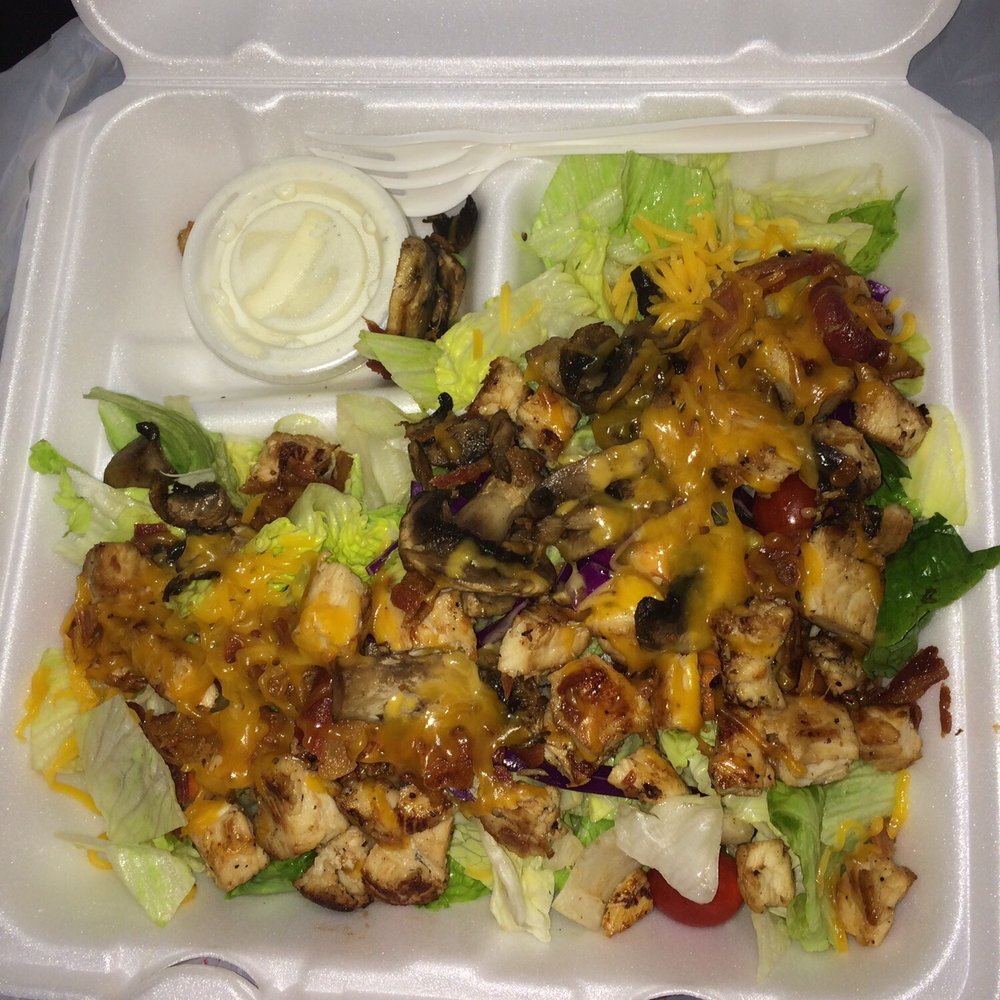 Chapps Burgers - Grilled Cajun Chicken Salad - Burgers Near Me - Arlington, Texas