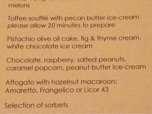 Menu photo 4 Glass Brasserie Sydney, NSW
