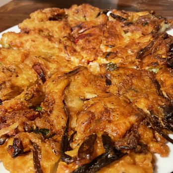 Olympus Spa Restaurant - Seafood pancake - Korean Near Me - Lynnwood, Washington