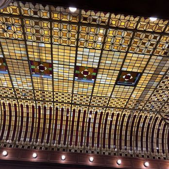 Hotel Boulderado - Historic stained glass ceiling - Hotels Near Me - Boulder, Colorado