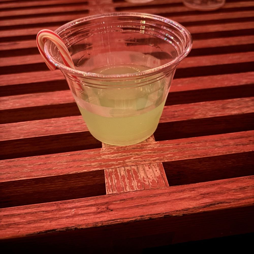 The Whirling Tiger - The Grinch....don't get it....its gross! lol It takes like cherry cough syrup gone bad! - Bars Near Me - Louisville, Kentucky