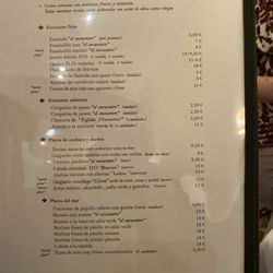 El Encuentro - Menu