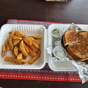 Wild Fig BBQ - Brisket Sandwich and bay fries - Barbeque Near Me - Las Vegas, Nevada Wild Fig BBQ - Brisket Sandwich and bay fries - Barbeque Near Me - Las Vegas, Nevada