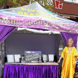 The Alternative Universe - One of the the many festivals I do around Alberta. Mini Reads Only at festivals. Packages at my office.
