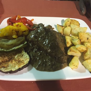 Eatalian - Filet Minion with grilled veggies and roasted potatoes. - Italian Near Me - Gardena, California