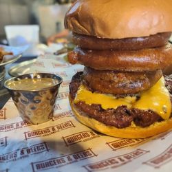 Burgers and Beers Grillhouse - One of many burger choices