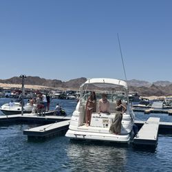 Katherine Landing Lake Mohave Resort - My boat and family