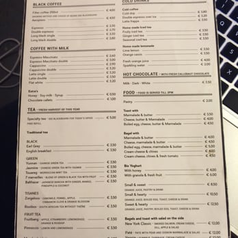 Or Espresso Bar - Menu - Coffee Roasteries Near Me - Brussels, BRU