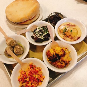 FIYA - Salatim - so good!     Hummus, Cauliflower - Mediterranean Near Me - Chicago, Illinois
