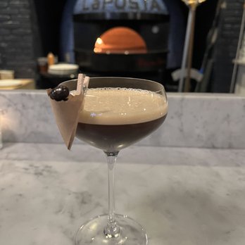 da LaPosta - Espresso Martini - one of the best I ever had - so cute! - Italian Near Me - Newton, Massachusetts