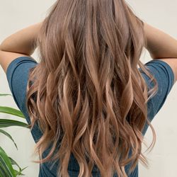 Haircuts at Tiffany's - Rose gold ombré balayage (6b:8rom:7cg-8rom:9cg:8vm)