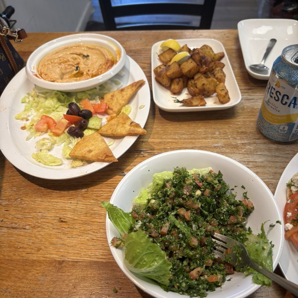 Lily's Mediterranean Fresh Grill - Hummus Chicken Gyro Wrap Tabbouleh - Mediterranean Near Me - Indialantic, Florida