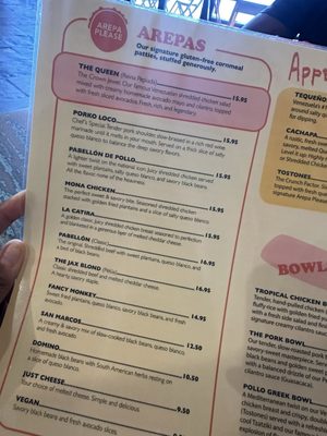 Menu photo 6 Arepa Please Jacksonville, FL