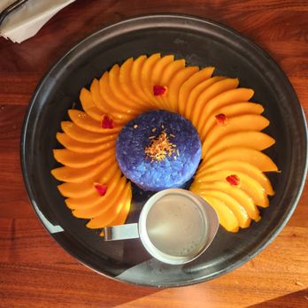 Hanuman Thai Eatery - Mango sticky rice - Thai Near Me - Costa Mesa, California Hanuman Thai Eatery - Mango sticky rice - Thai Near Me - Costa Mesa, California