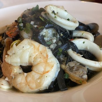 Pasta And... - Fettucine Fettuccine al Nero di Seppia alla Pescatore - Italian Near Me - Margate, Florida
