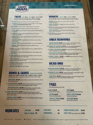 Menu photo 2 Jimmy Hula's Altamonte Springs, FL Menu photo 2 Jimmy Hula's Altamonte Springs, FL