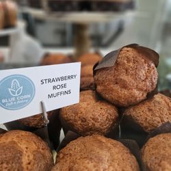 Blue Corn Cafe & Bakery - Strawberry Rose Muffins