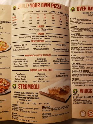 Menu photo 4 Fox's Pizza Den DuBois, PA