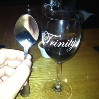 Trinity Hotel Restaurant - Small wine pour + small glass = $9.00. Ouch. - Hotels Near Me - Carlsbad, New Mexico Trinity Hotel Restaurant - Small wine pour + small glass = $9.00. Ouch. - Hotels Near Me - Carlsbad, New Mexico