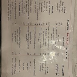 English menu April 2023. English menu April 2023.