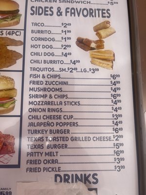 Menu photo 6 Frostys Drive Inn Bakersfield, CA