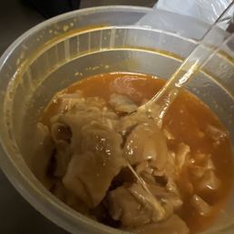 This menudo is disgusting...this is from the dam can.. no shame!!!! This menudo is disgusting...this is from the dam can.. no shame!!!!
