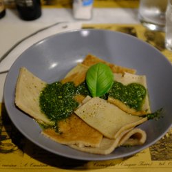 Osteria Vini E Cucina A Cantina De Mananan - Pasta with fresh pesto
