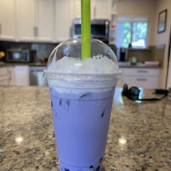Taro boba tea