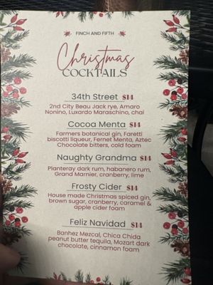 Menu photo 4 Finch & Fifth Augusta, GA
