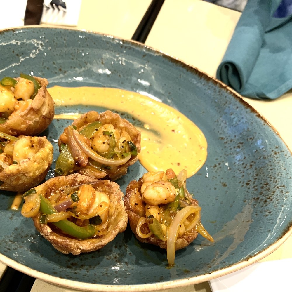 Bites: Plantain Cups Stuffed W/ Shrimp (Quite Good) Bites: Plantain Cups Stuffed W/ Shrimp (Quite Good)