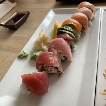 Daimonji Japanese Restaurant - Rainbow Roll - Japanese Near Me - Seattle, Washington Daimonji Japanese Restaurant - Rainbow Roll - Japanese Near Me - Seattle, Washington