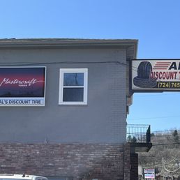 Exterior outside entrance of Al's Discount Tires - Al's Discount Tire - Canonsburg, Pennsylvania Exterior outside entrance of Al's Discount Tires - Al's Discount Tire - Canonsburg, Pennsylvania