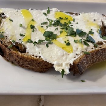 BirchTree Bread Company - Feta and olive toast. Served on olive bread. - Bakeries Near Me - Worcester, Massachusetts