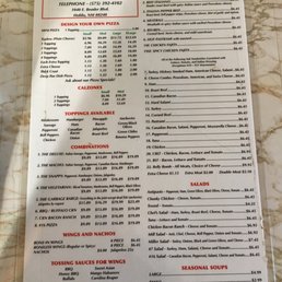 Current menu 6/27/19 Current menu 6/27/19
