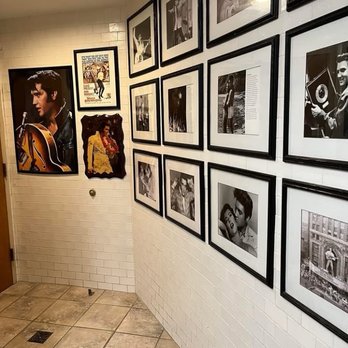 Cooper's Seafood House - Elvis themed women's restroom & serenaded with Elvis songs - Seafood Near Me - Scranton, Pennsylvania