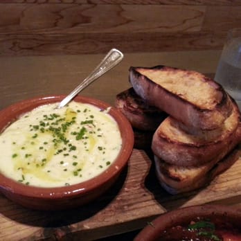 Avec - Chicago - whipped brandade with garlic bread and chives - Mediterranean Near Me - Chicago, Illinois Avec - Chicago - whipped brandade with garlic bread and chives - Mediterranean Near Me - Chicago, Illinois