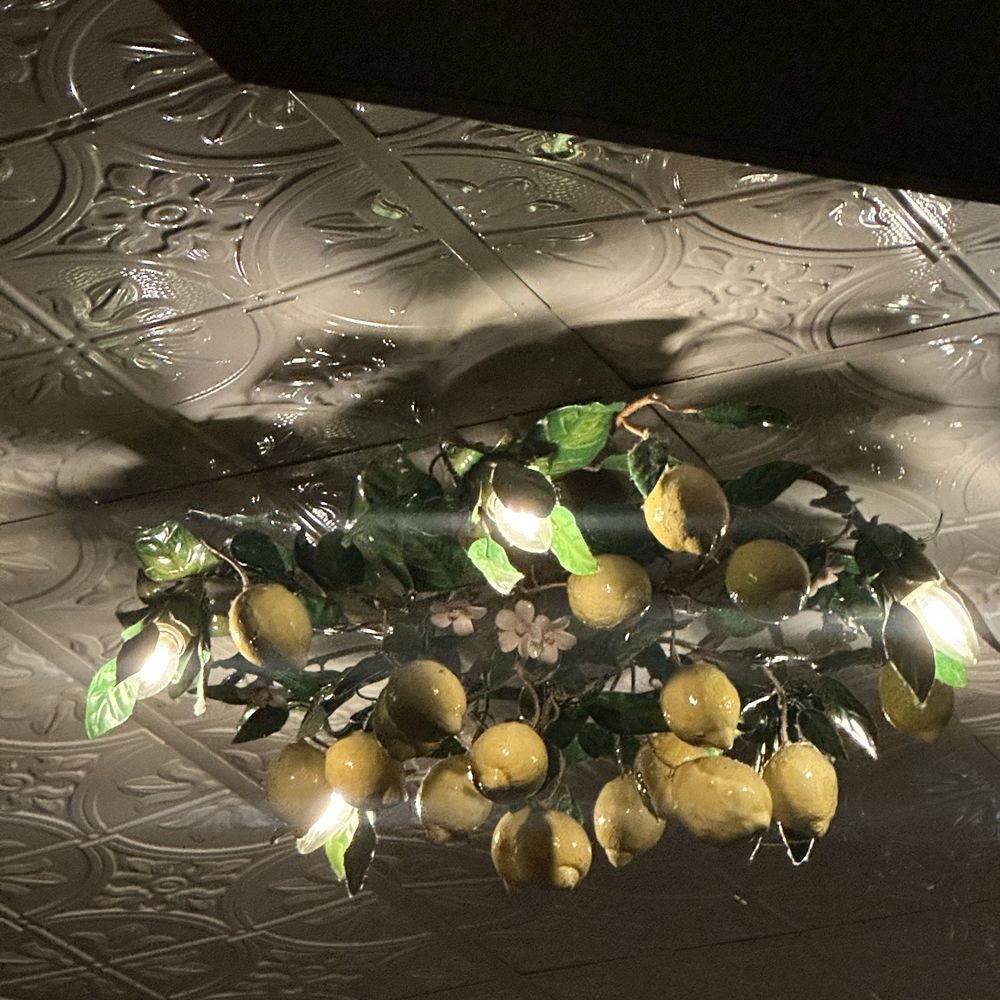 Limoncello Naples - The chandelier is the cutest thing ever! - Italian Near Me - Naples, Florida