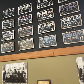 Broomstack Kitchen & Taphouse - Wall of beer - Pizza Near Me - Maple City, Michigan
